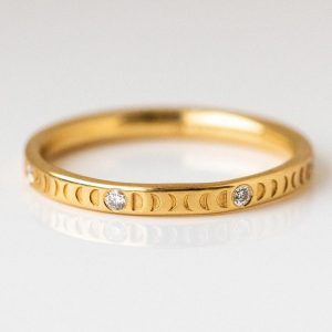 CRESCENT ZIRCON CRYSTAL STONE