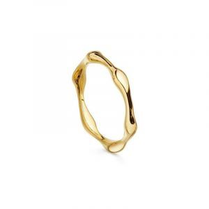 MINIMALISM GLOSSY WAVE RING